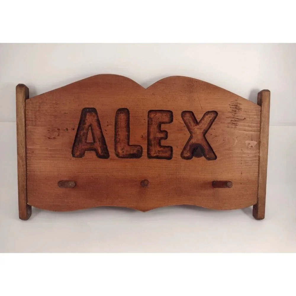 Wooden Coat Rack 